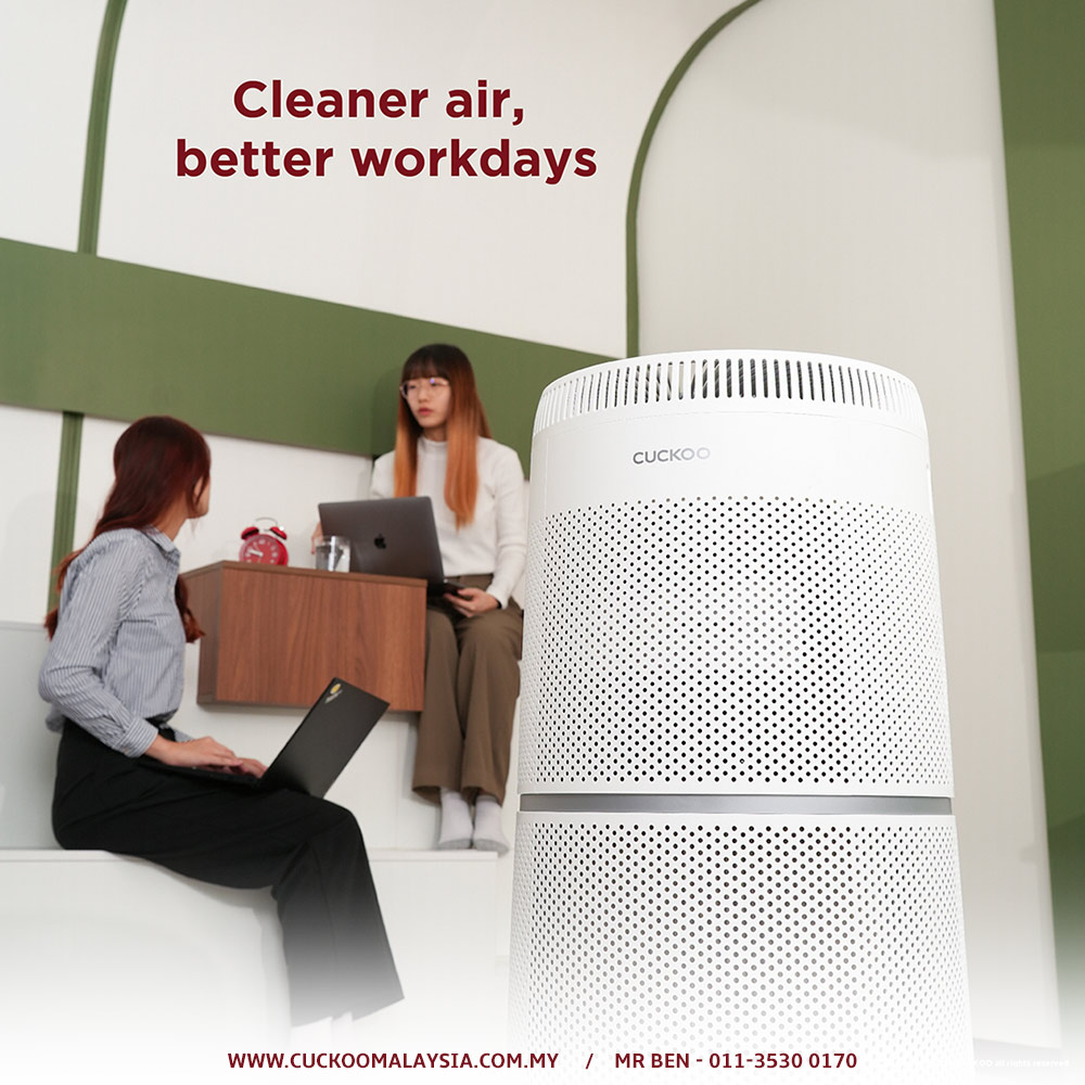 CUCKOO air purifier for office and commercial spaces in Malaysia