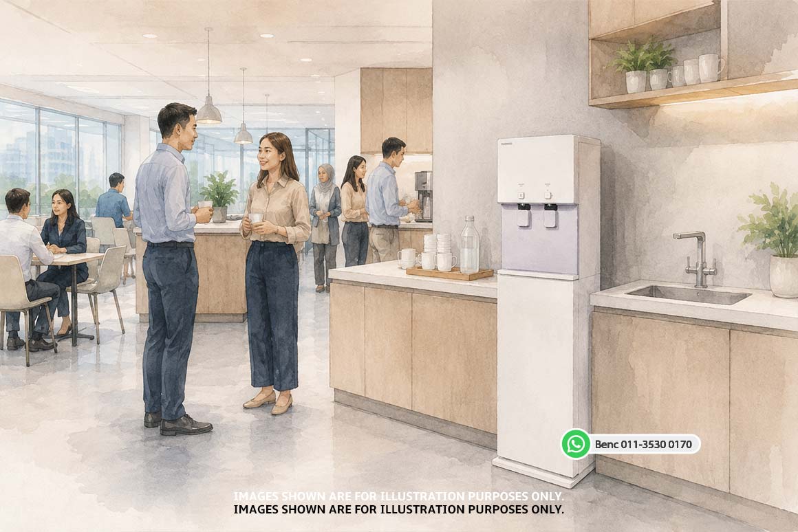 Commercial water purifier solution for 50 employees in Malaysia